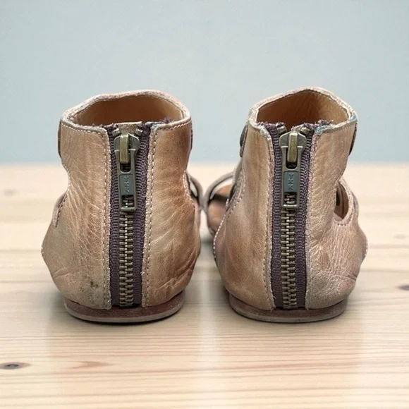 Bed Stu Soto Sandals Distressed in Tan Rustic Women’s Size 8 - Picture 9 of 13